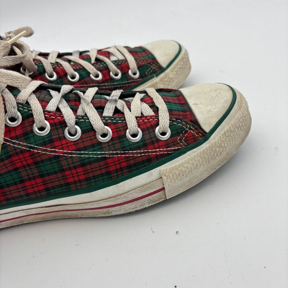Vintage 90s Converse Chuck Taylor All Star Sneakers Shoes Men's 8.5 Christmas - Picture 12 of 16
